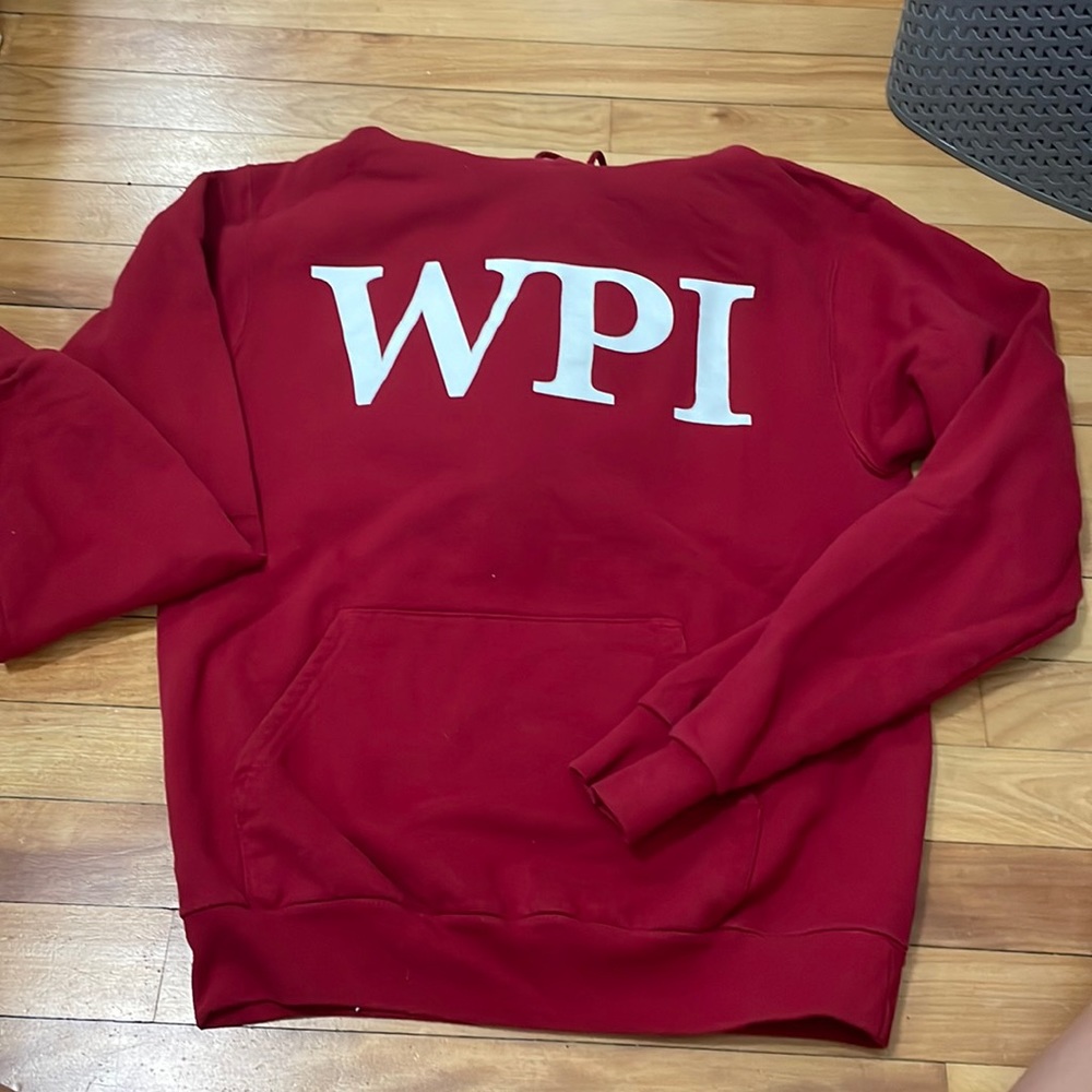Red WPI Hoodie
